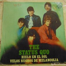Dischi in vinile: THE STATUS QUO – HIELO EN EL SOL (ICE IN THE SUN) - SINGLE 1968. Lote 230431955