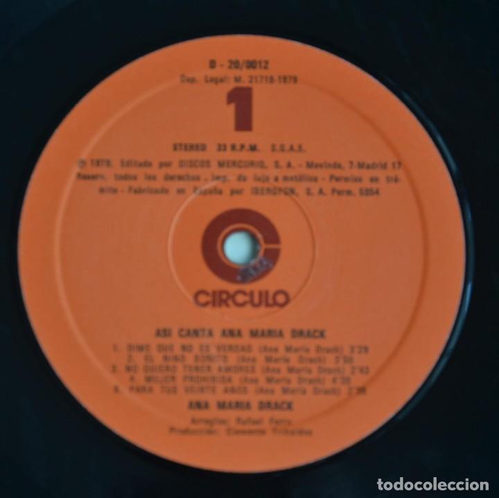Discos de vinilo: Ana Maria Drack LP - Foto 3