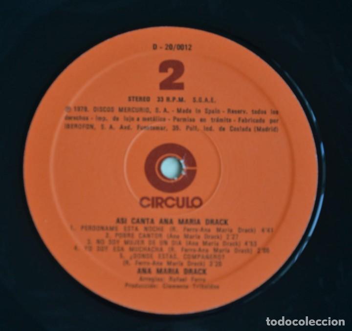 Discos de vinilo: Ana Maria Drack LP - Foto 4