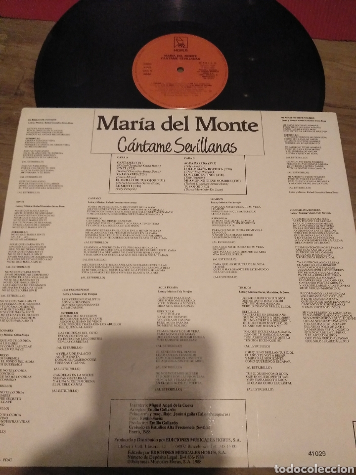 Discos de vinilo: Mar&iacute;a del Monte - Foto 2