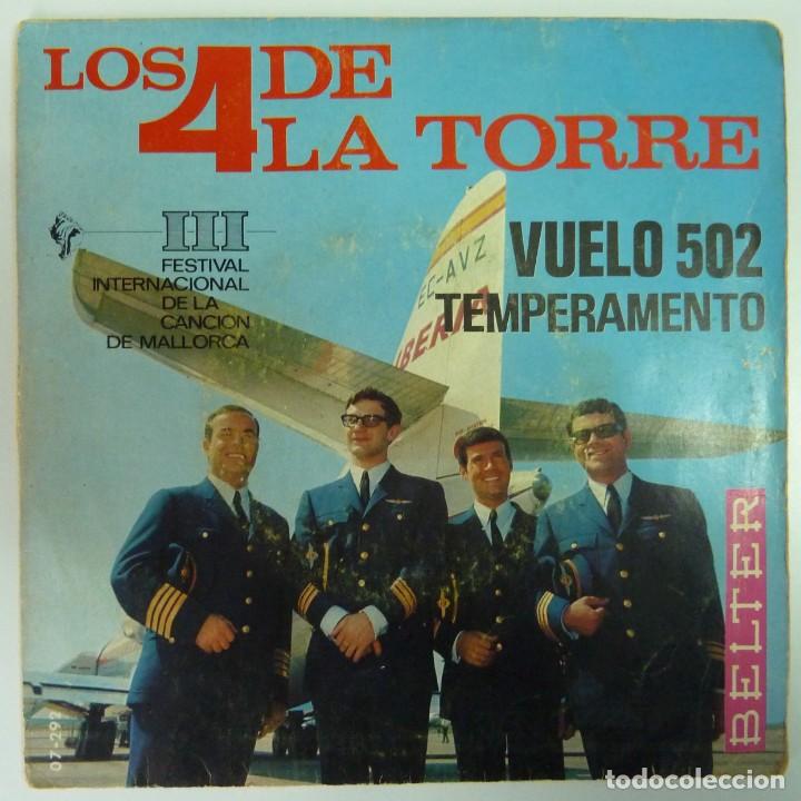 Vinyl records: LOS 4 DE LA TORRE // IV FESTIVAL INTERNACIONAL DE LA CANCION EN MALLORCA/1966/EP