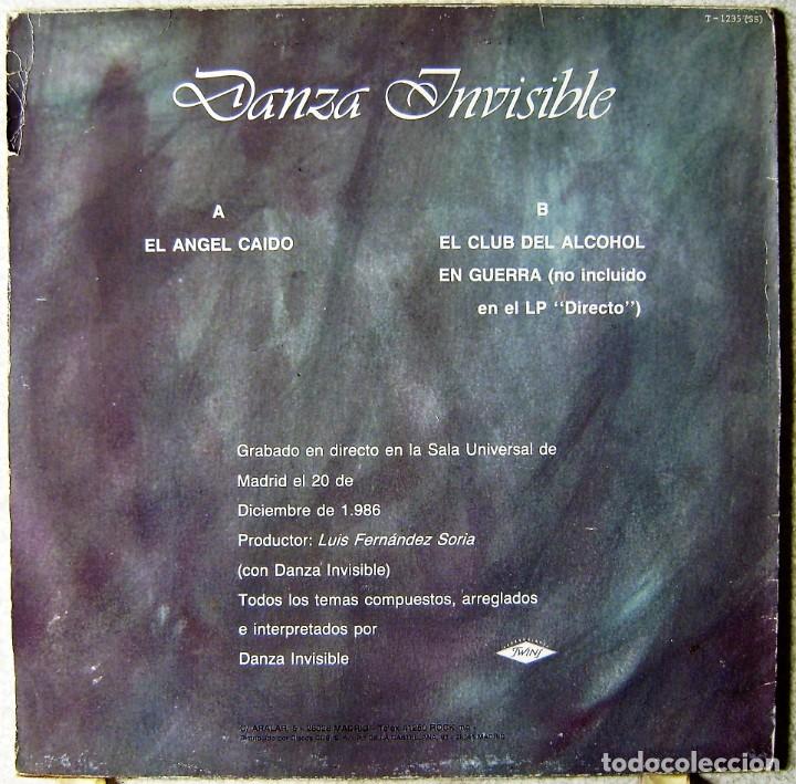 Discos de vinilo: DANZA INVISIBLE.EL ANGEL CAIDO + 2 MAXI DIFICIL - Foto 2