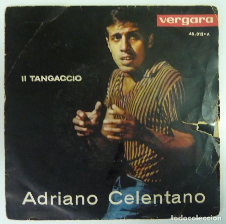 Discos de vinilo: ADRIANO CELENTANO // IL TANGACCIO// 1964 // SINGLE - Foto 1