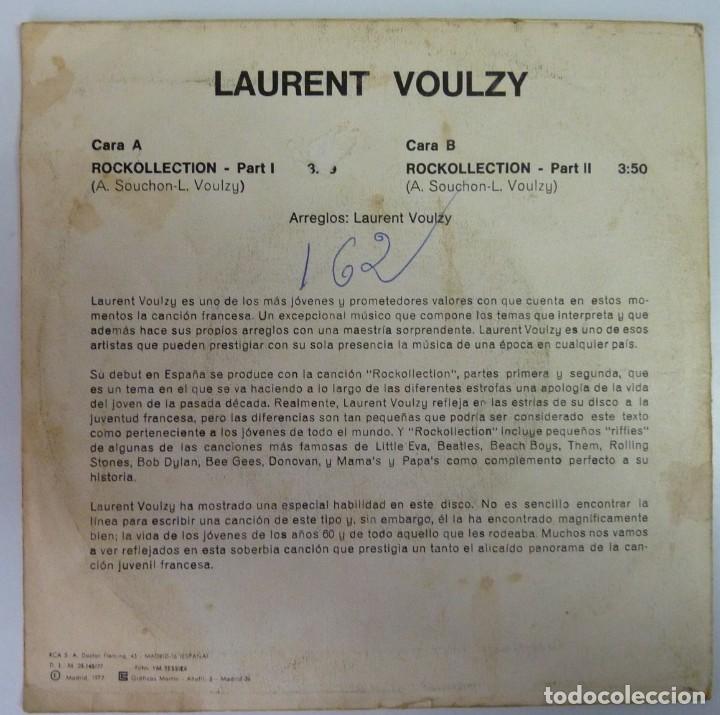 Discos de vinilo: LAURENT VOULZY // ROCKOLLECTION // 1977 // SINGLE - Foto 2