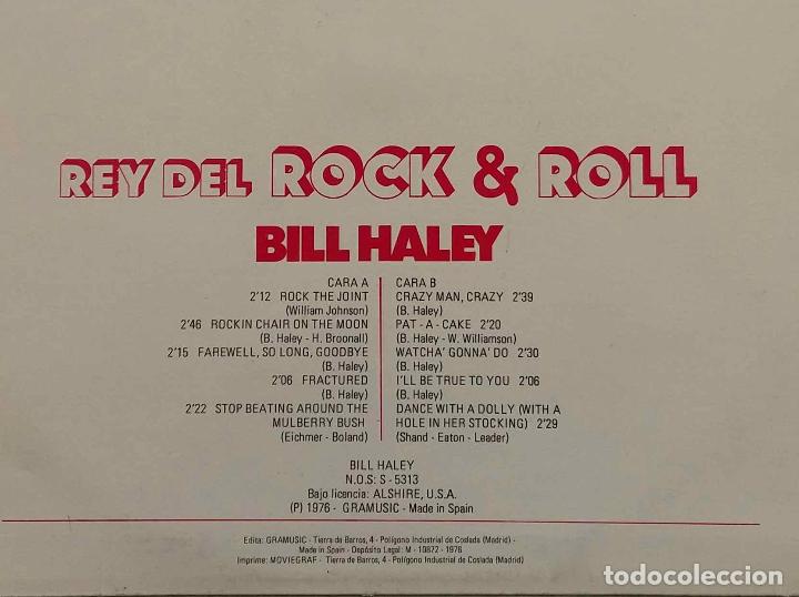 Discos de vinilo: BILL HALEY. REY DEL ROCK & ROLL. LP ESPA&Ntilde;A GRAMUSIC. - Foto 2