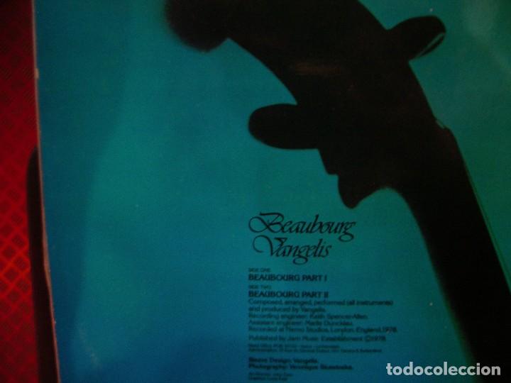 Discos de vinilo: VANGELIS- BEAUBOURG. LP. - Foto 2