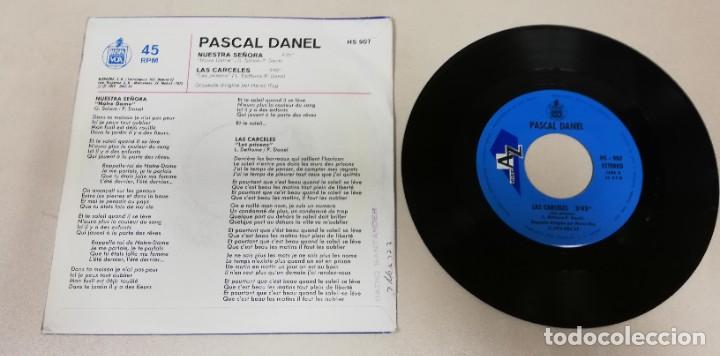 Discos de vinilo: Pascal Danel - Nuestra Se&ntilde;ora / Las Carceles (7&rdquo;, Single) - Foto 2