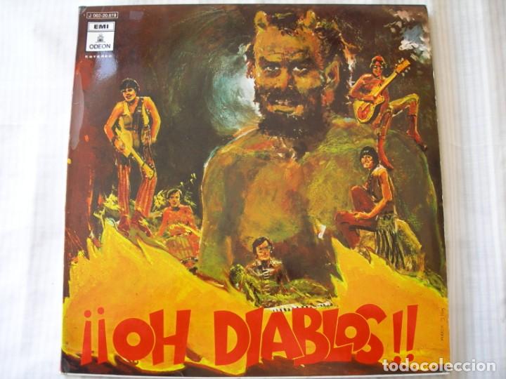 Discos de vinilo: &iexcl;&iexcl; OH DIABLOS !! / LOS DIABLOS / LP - Foto 1
