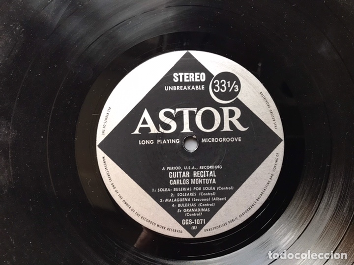 Discos de vinilo: Carlos Montoya. Recital - Foto 4