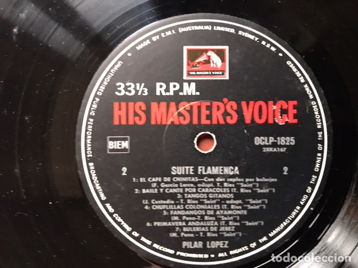 Discos de vinilo: Pilar L&oacute;pez. Suite flamenca - Foto 4