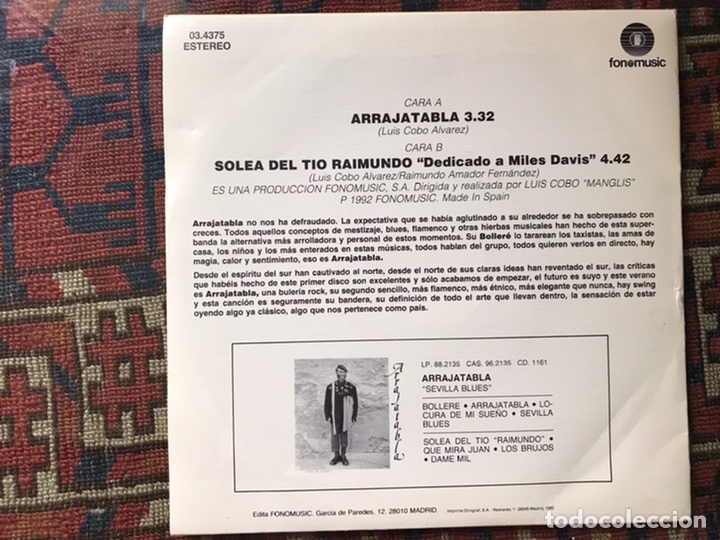 Discos de vinilo: Arrajatabla - Foto 2
