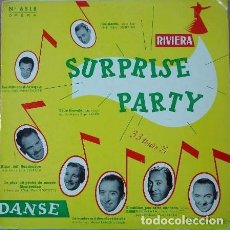 Discos de vinilo: EDDIE BARCLAY / LUIS TUEBOLS Y MAS - SURPRISE PARTY DANSE - RIVIERA Nº6502- EDICION FRANCESA