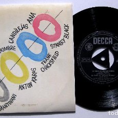 Discos de vinilo: MANTOVANI / ANTON KARAS / FRANK CHACKSFIELD / STANLEY BLACK - MOULIN ROUGE + 3 - EP DECCA 1961 BPY