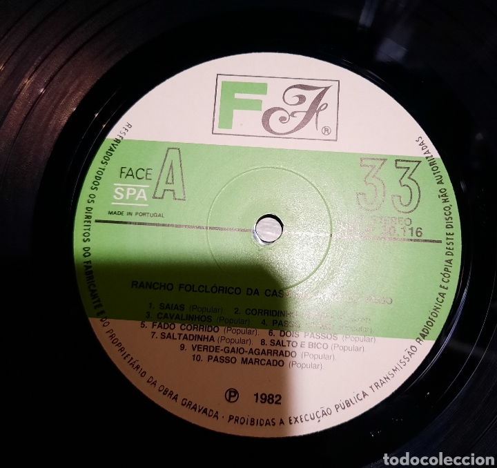 Discos de vinilo: Rancho folcl&oacute;rico Do Pego - ( Abrantes) Ribatejo - Foto 2