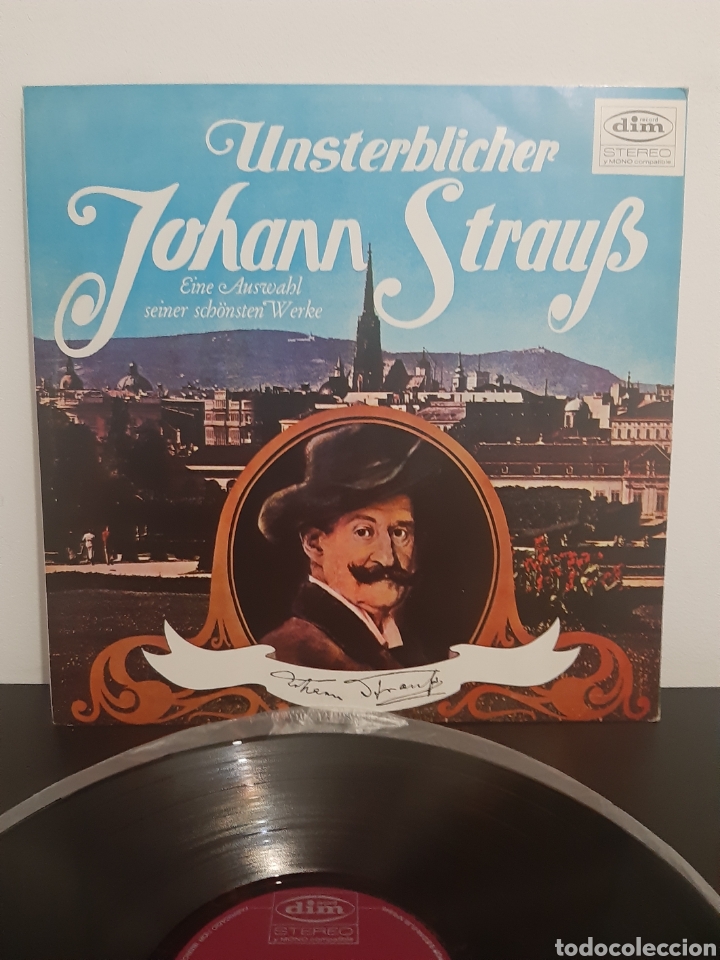 Discos de vinilo: JOHANN STRAUS. DIM RECORDS. 1968. SPAIN - Foto 1