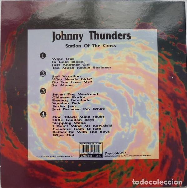 Discos de vinilo: JOHNNY THUNDERS - STATIONS OF THE CROSS 2 LPs GATEFOLD - Foto 2