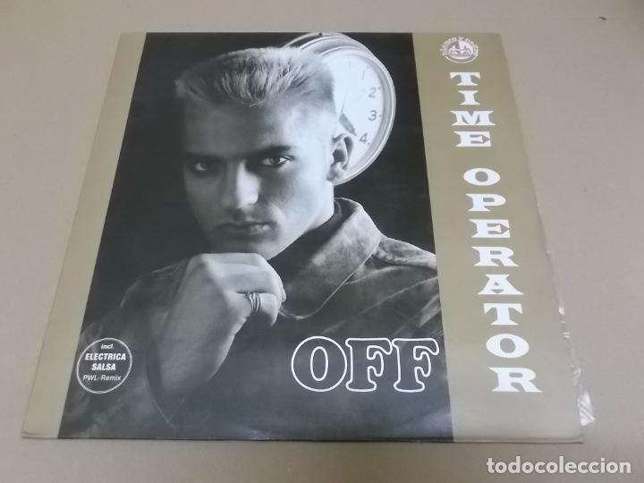Discos de vinilo: OFF (MAXI) TIME OPERATOR (2 TRACKS) A&Ntilde;O 1988 - Foto 1