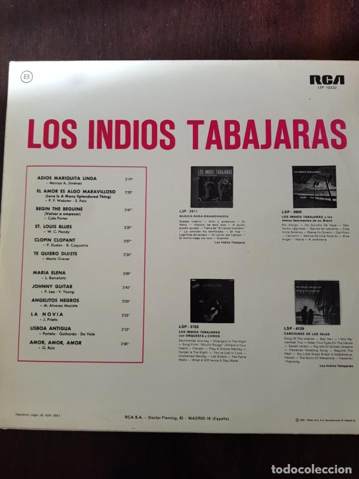 Discos de vinilo: LOS INDIOS TABAJARAS - Foto 2