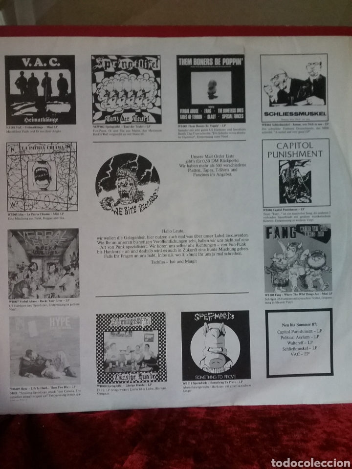 Discos de vinilo: WALTER ELF 1987 WEST - GERMANY WE- BITE RECORDS - Foto 3