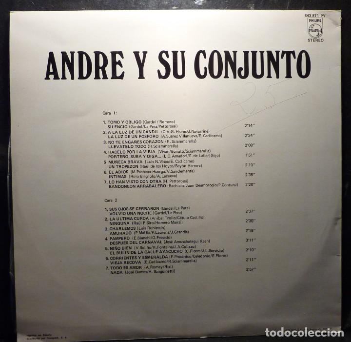 Discos de vinilo: ANDRE Y SU CONJUNTO // 1969// (VG VG).LP - Foto 2