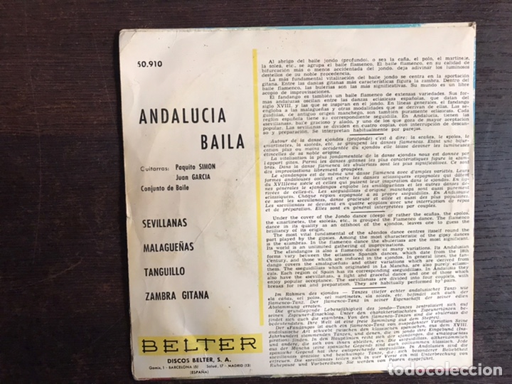 Discos de vinilo: Andalucia baila - Foto 2