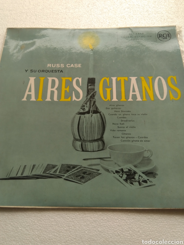 Discos de vinilo: VINILO LP AIRES GITANOS/RUSS CASE Y SU ORQUESTA - Foto 1
