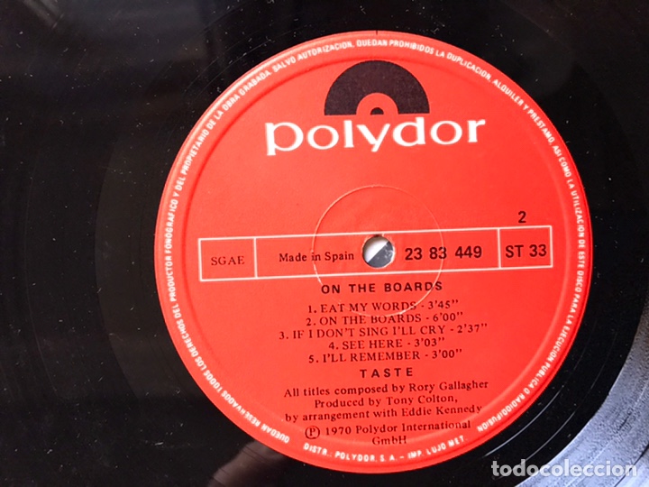 Discos de vinilo: On the boards. Taste - Foto 4