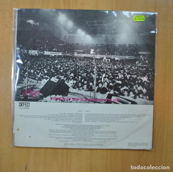 Discos de vinilo: VARIOS - ROCK EN EL PALACIO - LP - Foto 2