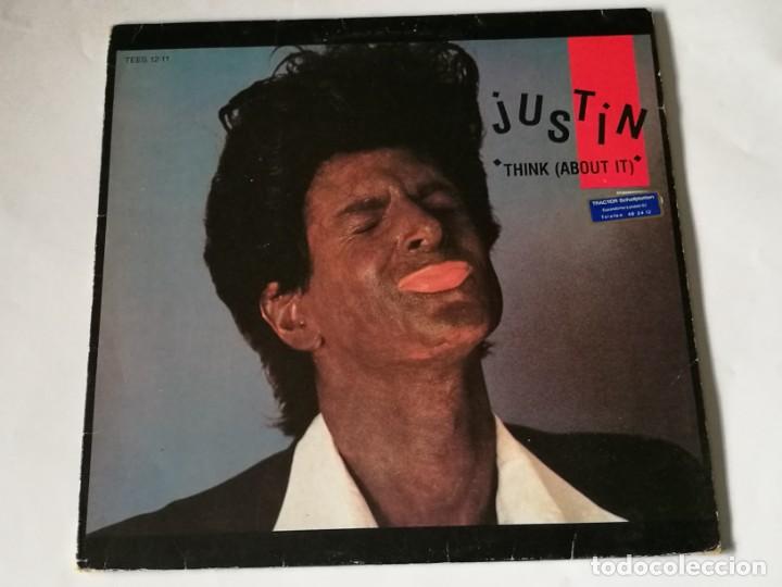 Discos de vinilo: Justin - Think (About It) - 1982 - Foto 1