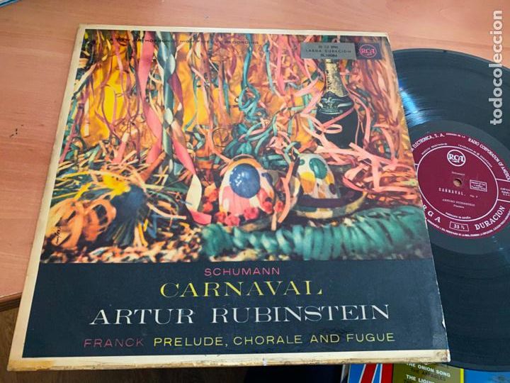 Discos de vinilo: ARTUR RUBINSTEIN (SCHUMANN CARNAVAL) LP ESPA&Ntilde;A (B-16) - Foto 1