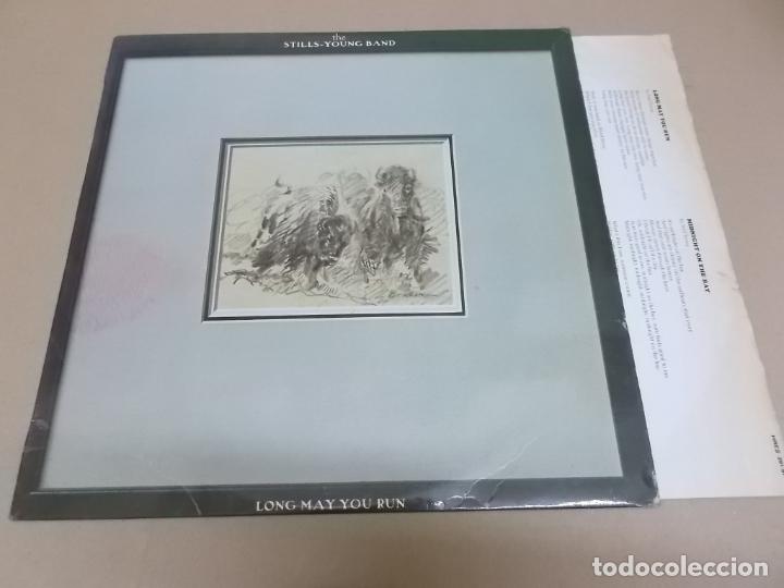 Vinyl records: THE STILLS-YOUNG BAND (LP) LONG WAY YOU RUN A&Ntilde;O 1976 &ndash; HOJA CON LETRAS