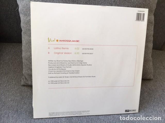 Discos de vinilo: MAKOSSA MAGIC . VIVA . EDICI&Oacute;N INGLESA DE 1998 - Foto 2