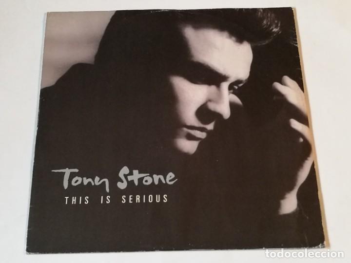 Discos de vinilo: Tony Stone - This Is Serious - 1988 - Foto 1