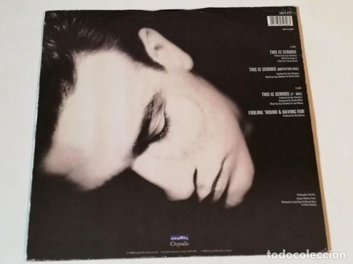 Discos de vinilo: Tony Stone - This Is Serious - 1988 - Foto 2