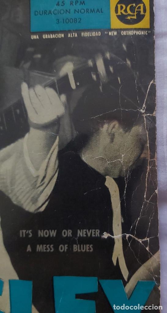 Discos de vinilo: ELVIS PRESLEY - ITS NOW OR NEVER - SINGLE RCA 1960 - Foto 3