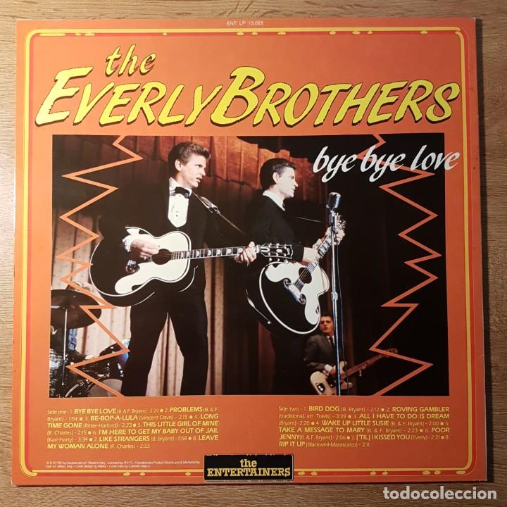 Discos de vinilo: LP THE EVERLY BROTHERS. BYE, BYE, BYE - Foto 2