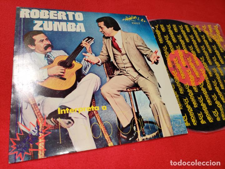 Disques de vinyle: ROBERTO ZUMBA Interpreta a Naldo Campos LP 1985 Primicias PASILLO LATIN ECUADOR