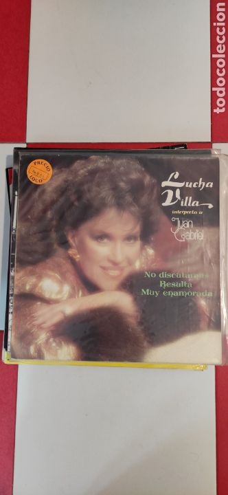 Discos de vinilo: Lucha Villa interpreta a Juan Gabriel - Foto 1
