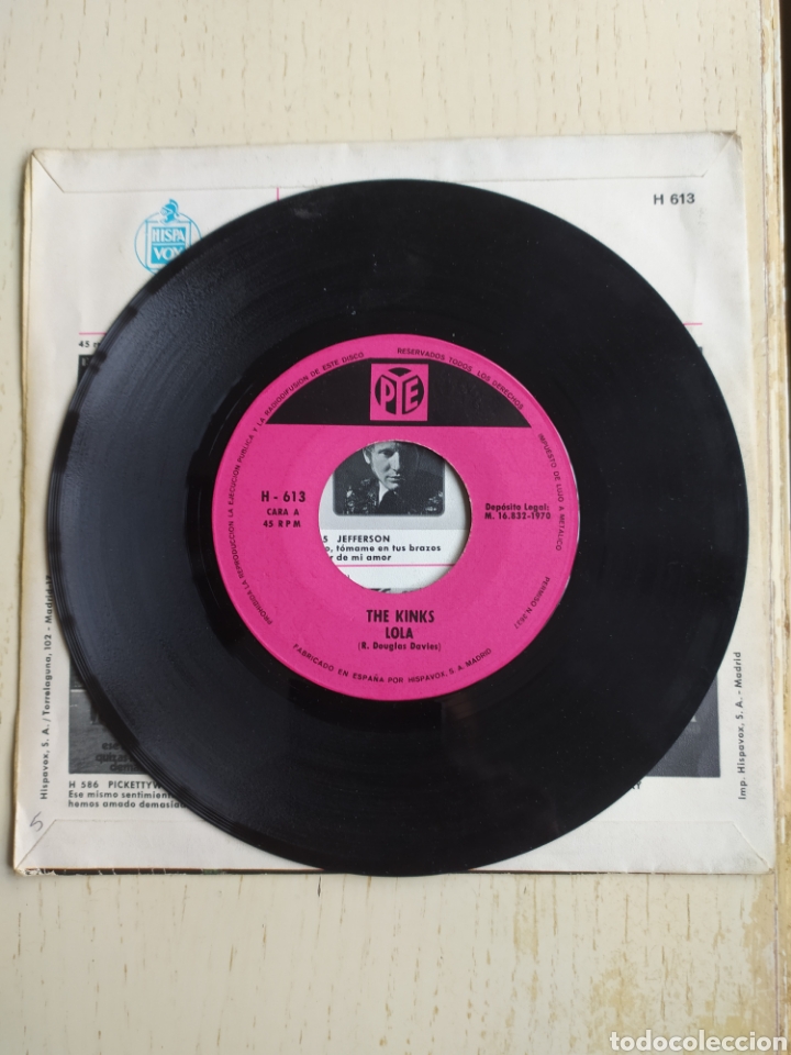 Discos de vinilo: Single The Kinks Lola/Victoria - Foto 3
