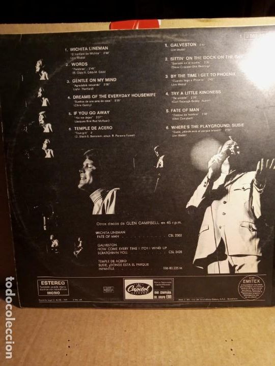 Discos de vinilo: GLEN CAMPBELL . - Foto 3