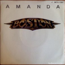 Discos de vinilo: BOSTON : AMANDA [MCA - UK 1986] 7'. Lote 231541360