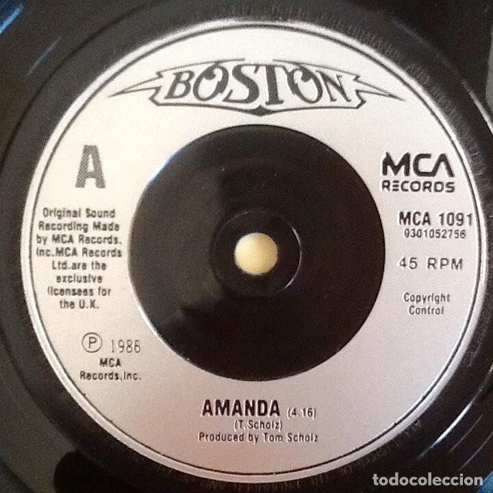 Discos de vinilo: BOSTON : AMANDA [MCA - UK 1986] 7 - Foto 3