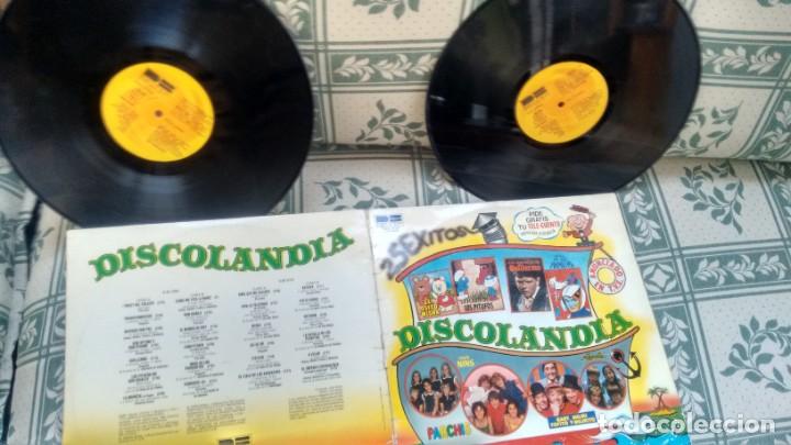 LP (VINILO)-DOBLE DISCOLANDIA- PARCHIS- GRUPO NINS-PAYASOS DE LA TELE-REGALIZ...) AÑOS 80 (Música - Discos - LPs Vinilo - Música Infantil)