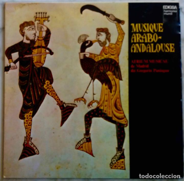 Discos de vinilo: MUSIQUE ARABO-ANDALOUSE,AR&Aacute;BIGO ANDALUZA,ATRIUM MUSICAE.GREGORIO PANIAGUA.LP ORIGINAL PORTADA DOBLE