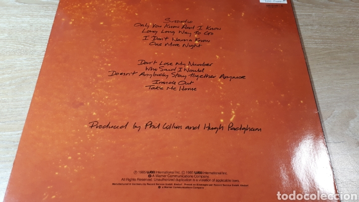 Discos de vinilo: PHIL COLLINS NO JACKET REQUISED - Foto 2