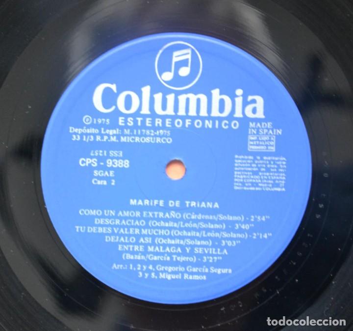 Discos de vinilo: Marif&eacute; De Triana LP 1975 - Foto 4