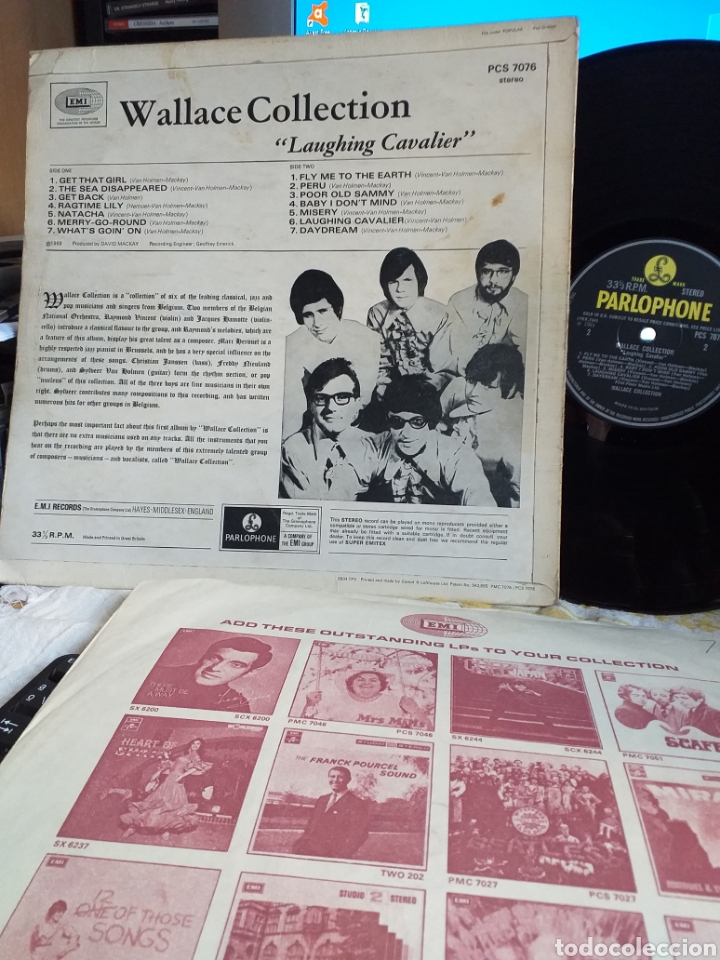 Discos de vinilo: WALLACE COLLECTION LAUGHING CAVALIER UK 1969 - Foto 2