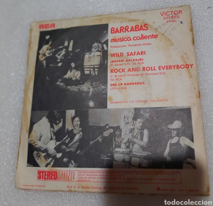 Discos de vinilo: Barrabas - wild safari - Foto 3