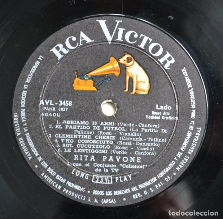 Discos de vinilo: Rita Pavone LP 1965 Uruguay - Foto 4