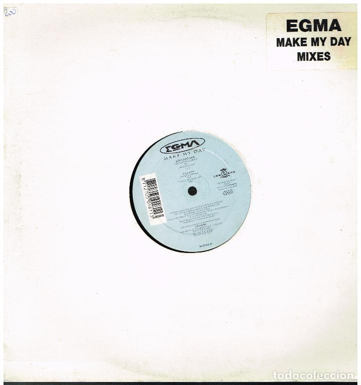 Discos de vinilo: EGMA - MAKE MY DAY MIXES - MAXI SINGLE 1995 - Foto 1